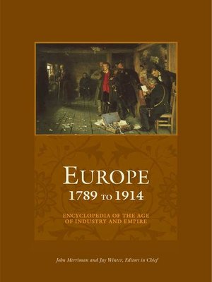 cover image of Scribner Library of Modern Europe: Europe 1789 to 1914